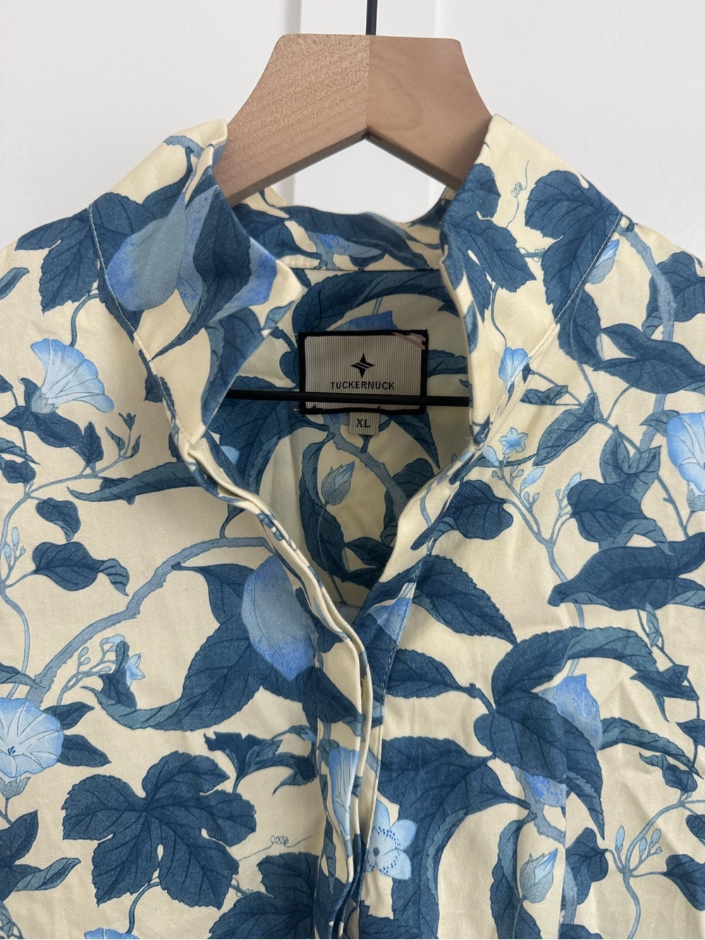 Tuckernuck Bonnie Blossom Megan Mini Dress Blue Floral - Picture 3 of 4